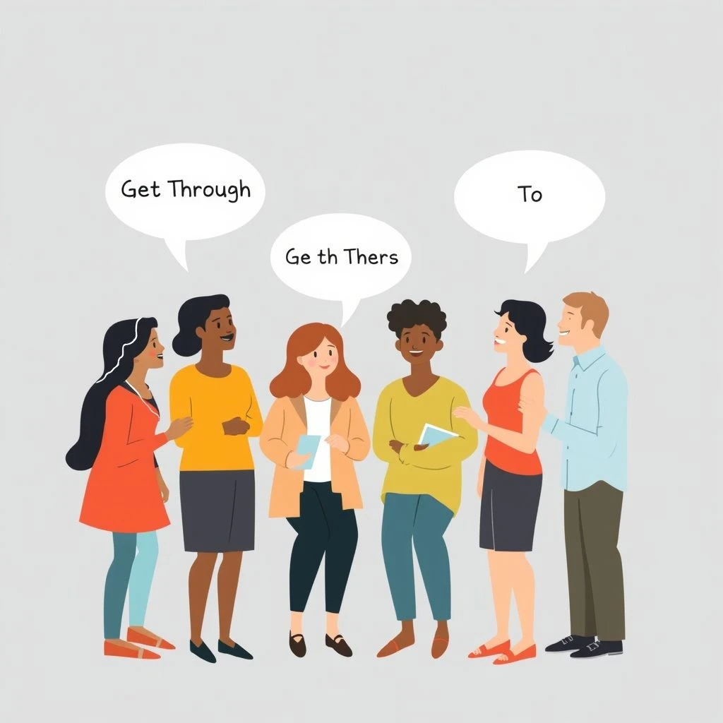 フレーズ動詞の理解：Get Through Toをマスターしよう