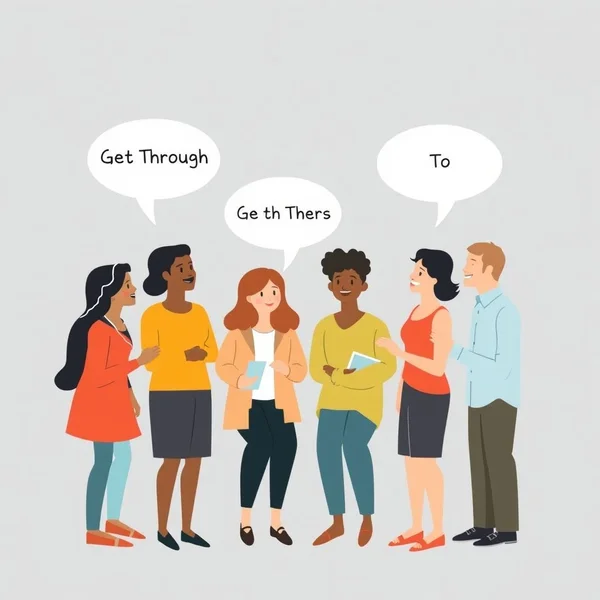 Understanding the phrasal verb Get Through To